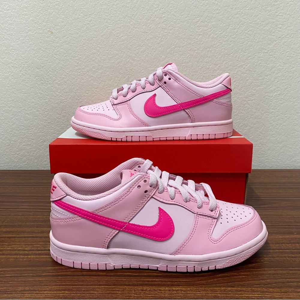 Nike Dunk Low Triple Pink Foam GS DH9765-600 Size 4Y SHIPS TODAY Women’s 5.5